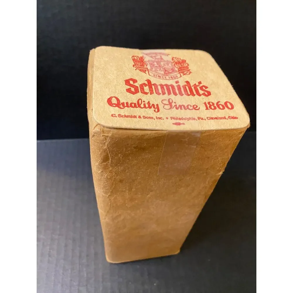 Sleeve of Vintage Schmidts Double Sided Beer Coaster Philadelphia PA Cleveland